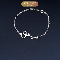 Lắc tay BCJ19 đóa hoa dịu dàng Chariot Jewelry