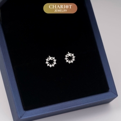 Khuyên tai bạc ECJ74 ngôi sao hy vọng lấp lánh Chariot Jewelry