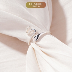 Nhẫn bạc 925 CHARIOT họa tiết hình rắn cá tính mạnh mẽ ChariotJewelry NCJ29