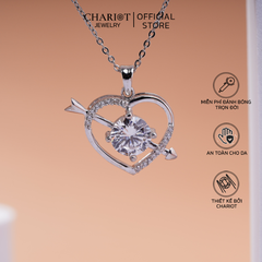 Dây chuyền bạc DCJ10 trái tim thần tiên S925 ChariotJewelry