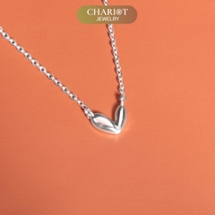 Dây chuyền S925 DCJ111 Tiny Heart, quà tặng Valentine ý nghĩa, ChariotJewelry