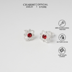 Khuyên tai bạc ECJ40 Hiemal S925 ChariotJewelry
