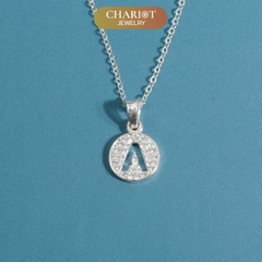 Dây chuyền DCJ104 chữ cái mang phong cách cá nhân hóa bạc 925 ChariotJewelry