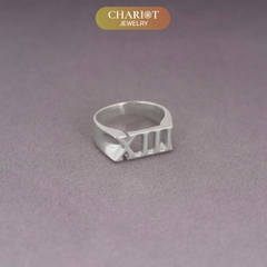 Nhẫn bạc S925 NCJ79 quà tặng sinh nhật ý nghĩa dành cho bạn trai ChariotJewelry