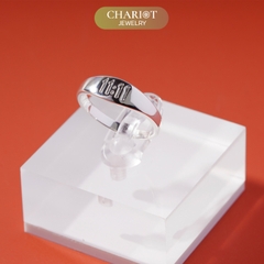 Nhẫn Bạc NCJ23 Khắc Số 11:11 May Mắn Chariot Jewelry