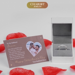 Nhẫn bạc S925 NCJ88 trái tim cách điệu, quà tặng Valentine ý nghĩa dành tặng bạn gái, Chariot Jewelry