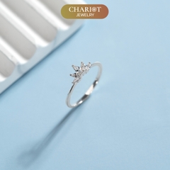 Nhẫn Bạc NCJ10 Hình Rắn Đính Đá Chariot Jewelry