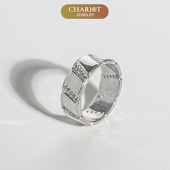 Nhẫn bạc S925 NCJ76 quà tặng sinh nhật ý nghĩa dành cho bạn trai ChariotJewelry