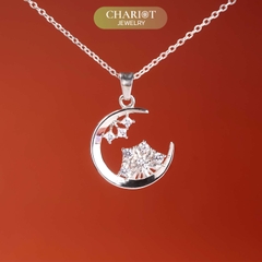 Dây chuyền bạc DCJ47 moon & star s925 ChariotJewelry
