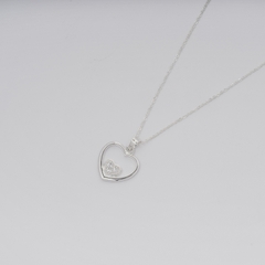 Dây chuyền bạc DCJ94 S925 trái tim yêu thương, quà tặng Valentine ý nghĩa, Chariot Jewelry