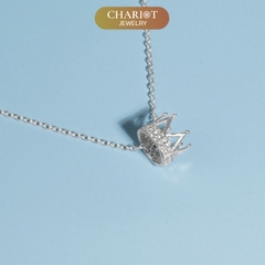 Dây Chuyền Bạc S925 DCJ117 Mặt Chữ Cái Chariot Jewelry