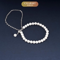 Lắc tay BCJ02 vòng tay ngọc trai thanh nhã Chariot Jewelry