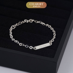 Lắc tay BCJ16 khắc tên cho em bé Chariot Jewelry