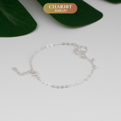 Lắc tay BCJ19 đóa hoa dịu dàng Chariot Jewelry