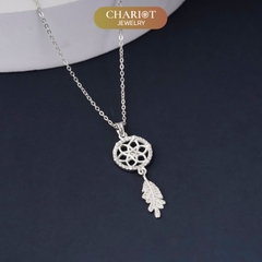 Dây chuyền DCJ202 Dreamcatcher, lá bùa may mắn và bình yên, ChariotJewelry