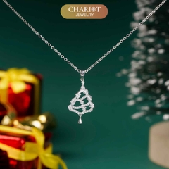Dây chuyền bạc DCJ34 925 CHARIOT cây thông giáng sinh ChariotJewelry