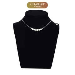Dây chuyền DCJ83 ngọc trai thời trang thanh lịch bạc 925 ChariotJewelry