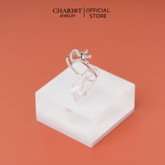 Nhẫn bạc NCJ55 S925 Minimalist Tiny Heart, quà tặng 8-3 ý nghĩa dành cho bạn gái, Chariot Jewelry