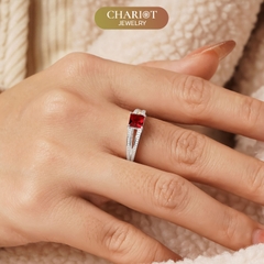 Nhẫn Bạc NCJ61 Round Stone ChariotJewelry