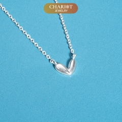 Dây chuyền S925 DCJ111 Tiny Heart, quà tặng Valentine ý nghĩa, ChariotJewelry