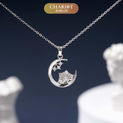 Dây chuyền bạc DCJ47 moon & star s925 ChariotJewelry