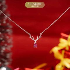 Dây chuyền bạc DCJ28 Reindeer Antler S925 ChariotJewelry