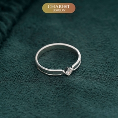 Nhẫn đôi bạc S925 nam nữ NCJ121 Lunar and Stellar, nhẫn couple bạc, quà tặng 8-3 ý nghĩa dành tặng bạn gái, ChariotJewelry