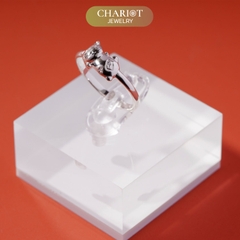Nhẫn Bạc NCJ25 Mèo Thần Tài Chariot Jewelry