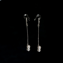 Khuyên tai nữ ECJ10 ngọc trai nhân tạo phong cách Hàn Quốc ChariotJewelry