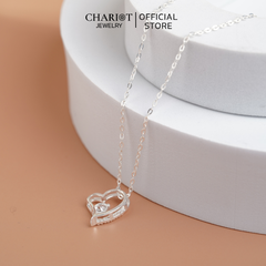 Dây chuyền bạc DCJ01 Forever Love s925 sang trọng trẻ trung ChariotJewelry