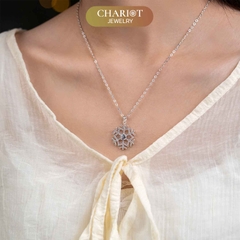 Dây chuyền DCJ30 hoa tuyết S925 Chariot Jewelry
