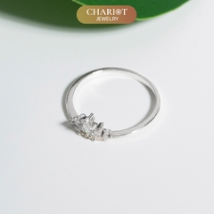 Nhẫn Bạc NCJ10 Hình Rắn Đính Đá Chariot Jewelry