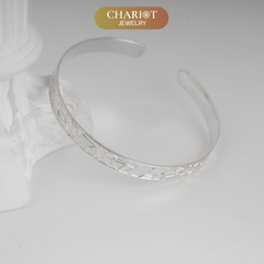 Lắc tay BCJ12 họa tiết vết nứt cá tính Chariot Jewelry