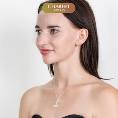 Khuyên tai bạc ECJ20 Thỏ con đáng yêu s925 ChariotJewelry