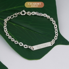 Lắc tay BCJ16 khắc tên cho em bé Chariot Jewelry