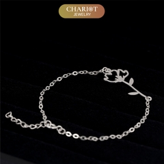 Lắc tay BCJ19 đóa hoa dịu dàng Chariot Jewelry
