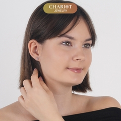 Khuyên tai bạc ECJ74 ngôi sao hy vọng lấp lánh Chariot Jewelry