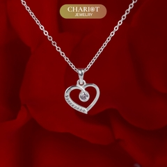 Dây chuyền bạc S925 DCJ162 Heartfelt, quà tặng Valentine ý nghĩa, Chariot Jewelry