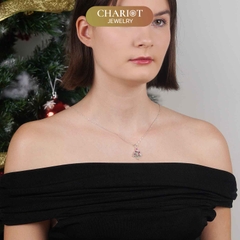 Dây chuyền bạc DCJ33 Cây thông sắc màu S925 ChariotJewelry