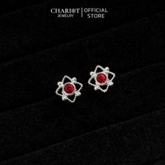 Khuyên tai bạc ECJ40 Hiemal S925 ChariotJewelry