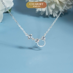 Dây chuyền DCJ103 chuột Mickey xinh xắn bạc 925 ChariotJewelry