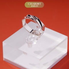 Nhẫn Bạc NCJ19 Lượn Sóng Vintage Chariot Jewelry