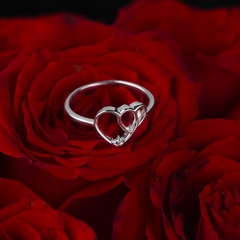 Nhẫn bạc NCJ56 S925 Trái tim đáng yêu, quà tặng 8-3 ý nghĩa dành cho bạn gái, Chariot Jewelry