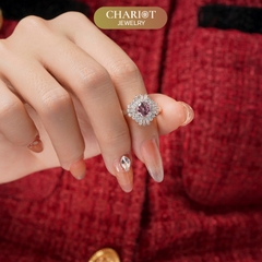 Nhẫn bạc NCJ52 Ánh hào quang ChariotJewelry