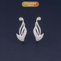 Khuyên tai bạc s925 ECJ02  Ancient Wings ChariotJewelry