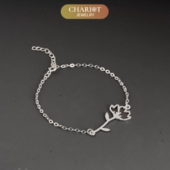 Lắc tay BCJ19 đóa hoa dịu dàng Chariot Jewelry