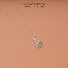 Dây chuyền bạc DCJ11 S925 Upside Down Heart, quà tặng 8-3 ý nghĩa, Chariot Jewelry