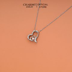Dây chuyền DCJ06 S925 Dancing Heart, trái tim quyến rũ, quà tặng Valentine ý nghĩa, ChariotJewelry