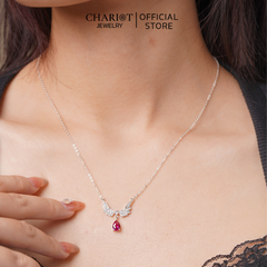 Dây chuyền bạc DCJ55 cánh thiên thần s925 ChariotJewelry