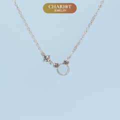 Dây chuyền DCJ103 chuột Mickey xinh xắn bạc 925 ChariotJewelry